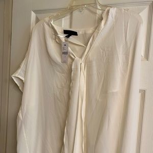 NWT Lane Bryant tie-neck blouse